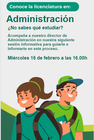 Póster Administración: Sesión informativa