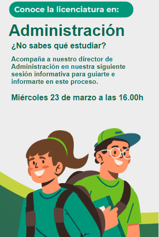 Póster Administración: Sesión informativa