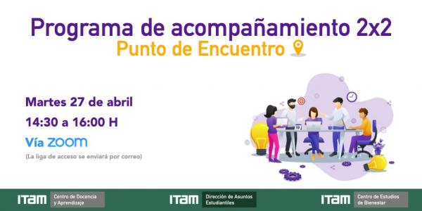 Póster Punto de Encuentro - Programa de Acompañamiento 2x2